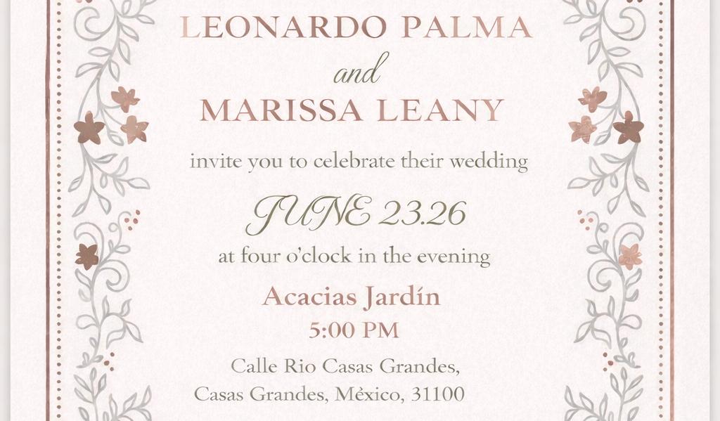 The Wedding Website of Marissa Leany and Leonardo Palma