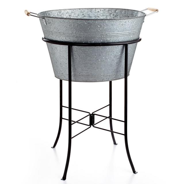 Artland Masonware Galvanized Tin Party Tub with Stand