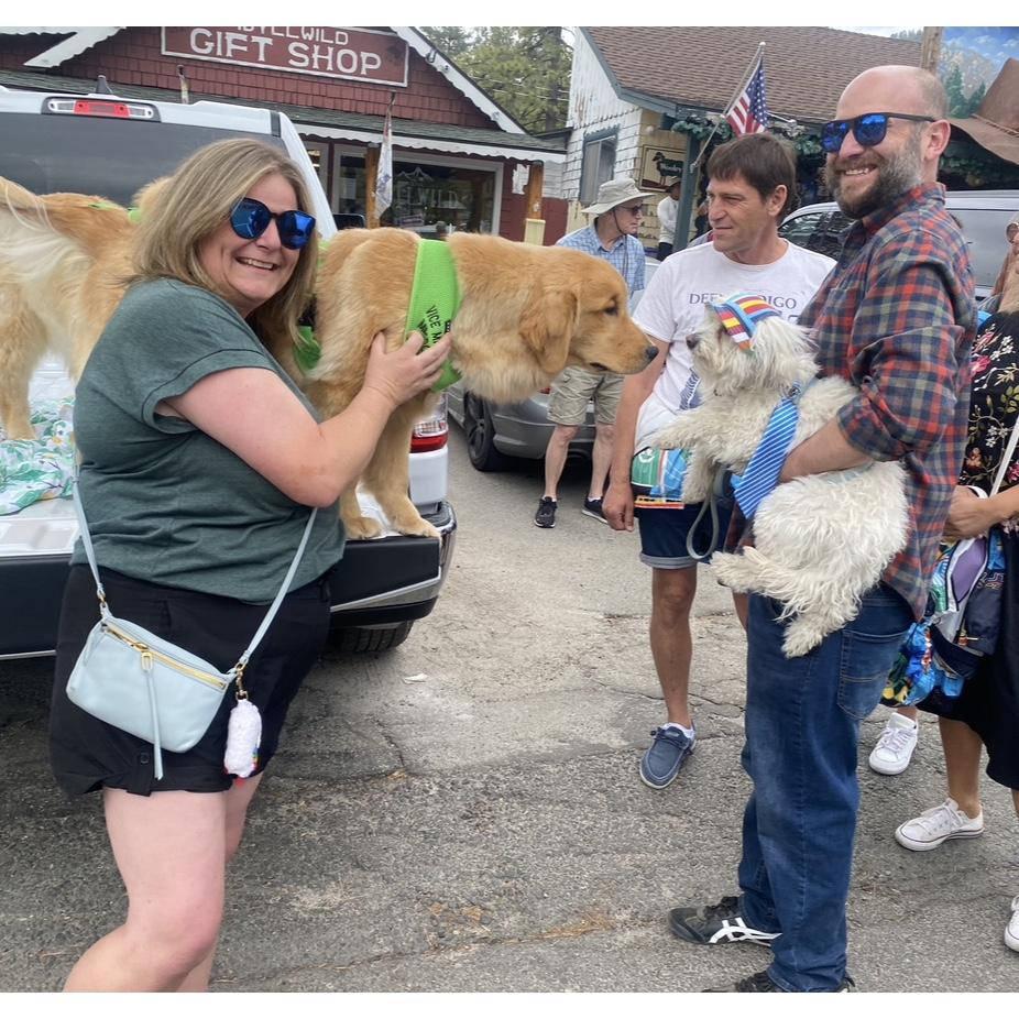 Meeting Mayor Max in Idyllwild
