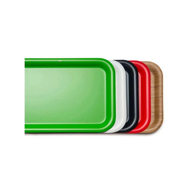 David Mellor charcoal grey willow plywood tray