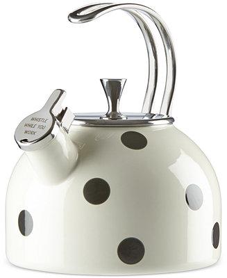 all in good taste Deco Dot Tea Kettle