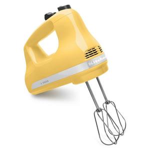 KitchenAid KHM512MY 5-Speed Ultra Power Hand Mixer, Majestic Yellow