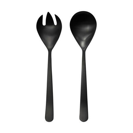 Matte Black Two-Piece Servers
