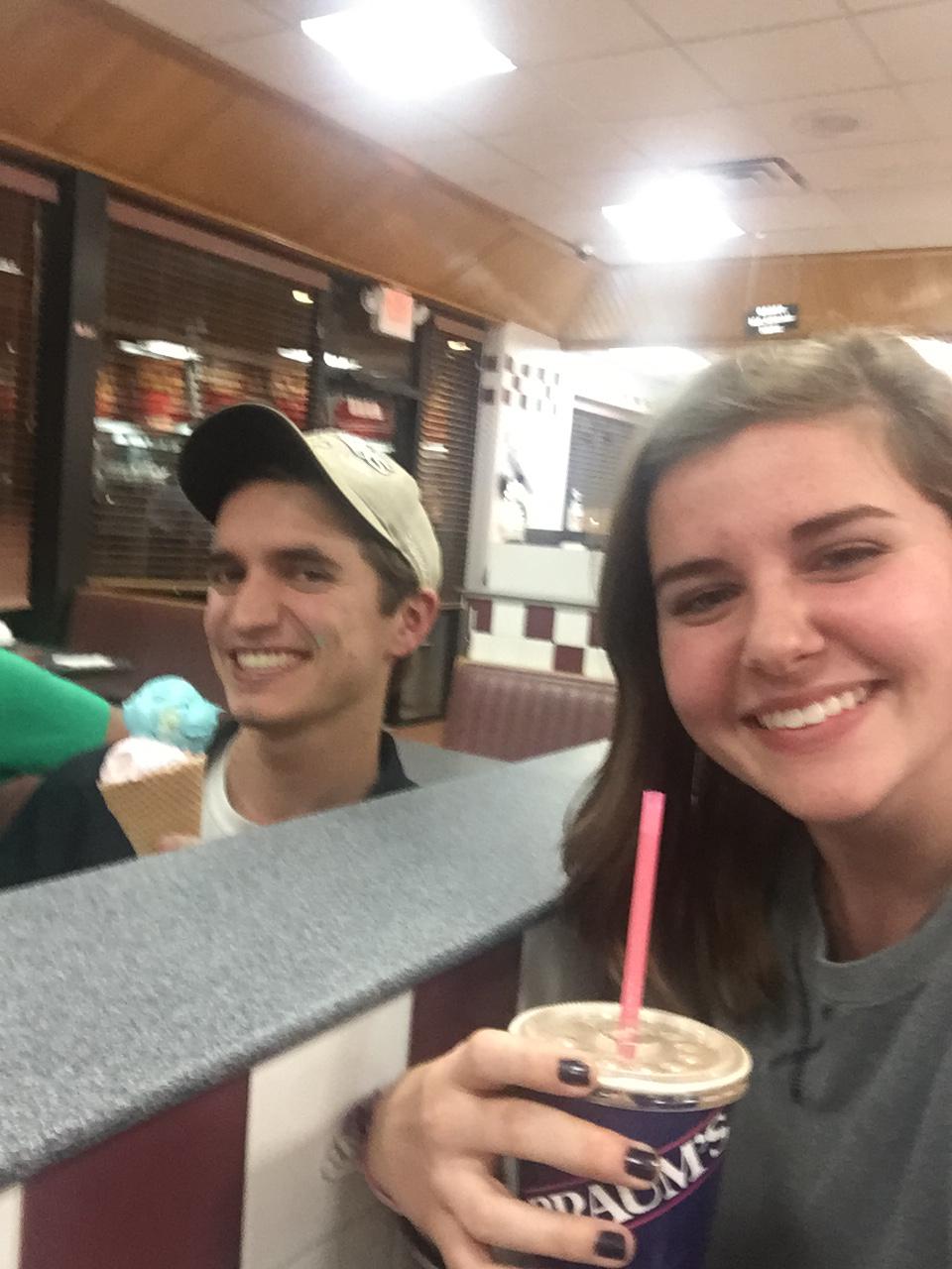 Our first picture together Dec. 2015 (just friends)