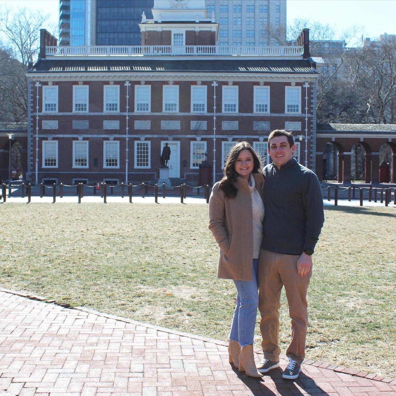 Evan Showing McKenzie around Philly!