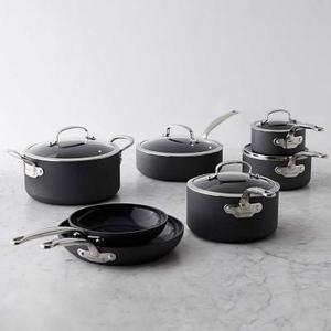 Black Ceramic Nonstick 12-Piece Cookware Set