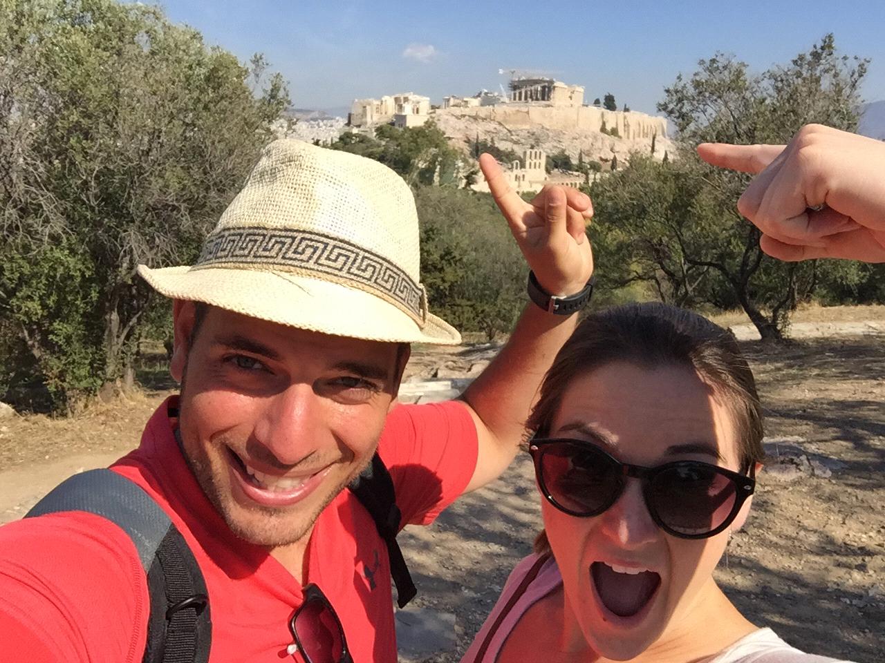 The Acropolis in Athens, Greece