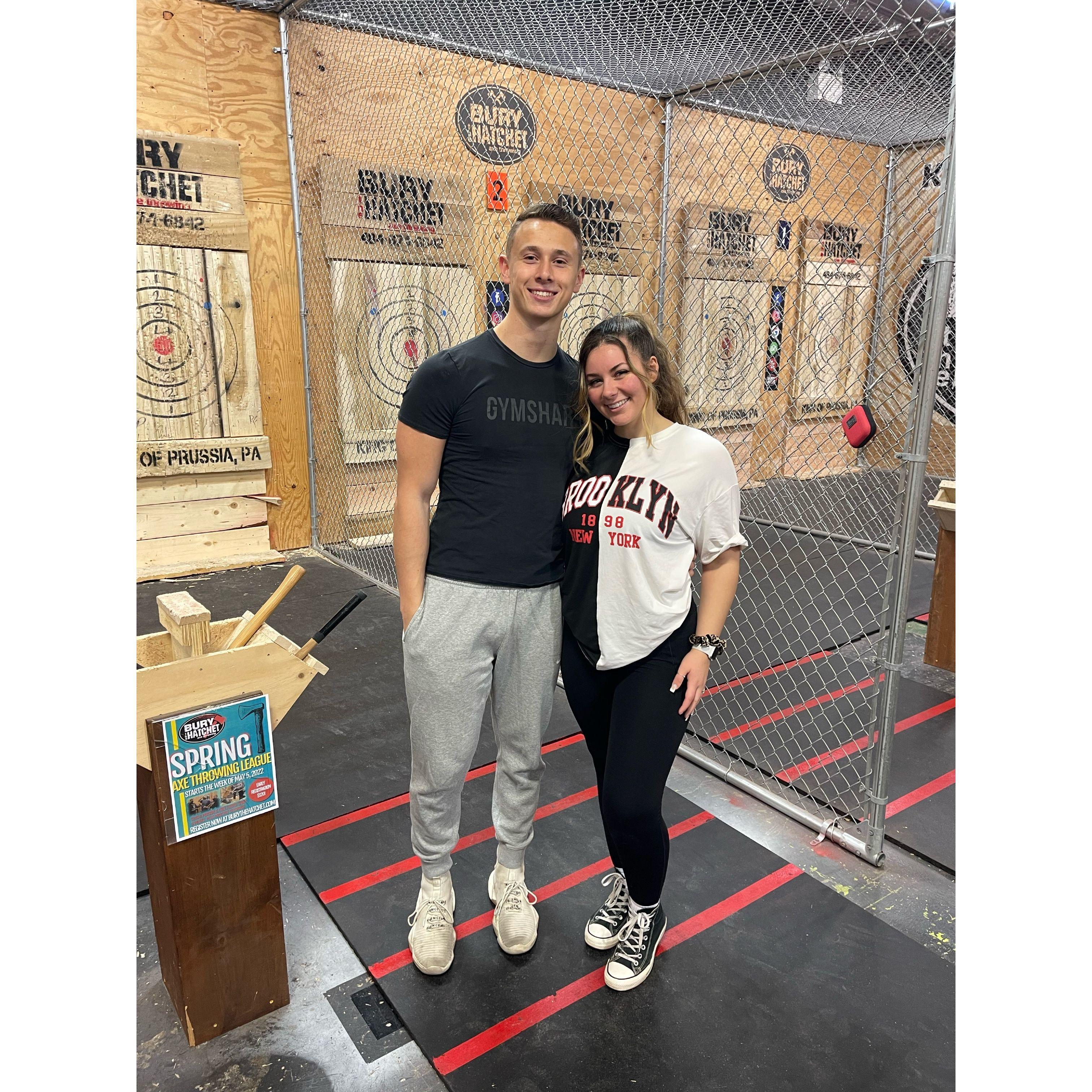Axe Throwing!