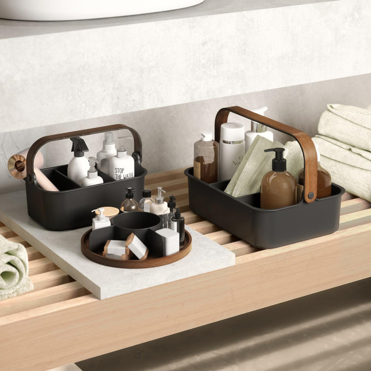 Umbra, Bellwood Lazy Susan Divided Organizer | Zola