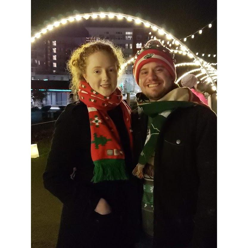 Winter walk at Redmond Lights Festival in 2019