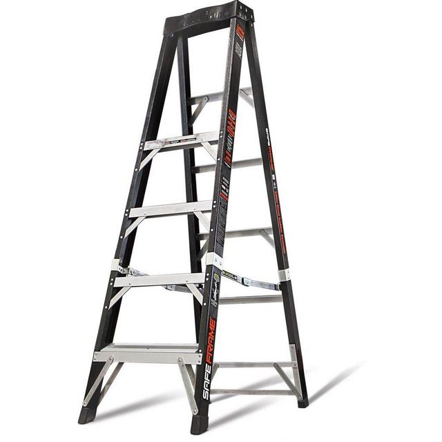 SafeFrame Fiberglass Stepladder - Type 1AA - 6ft