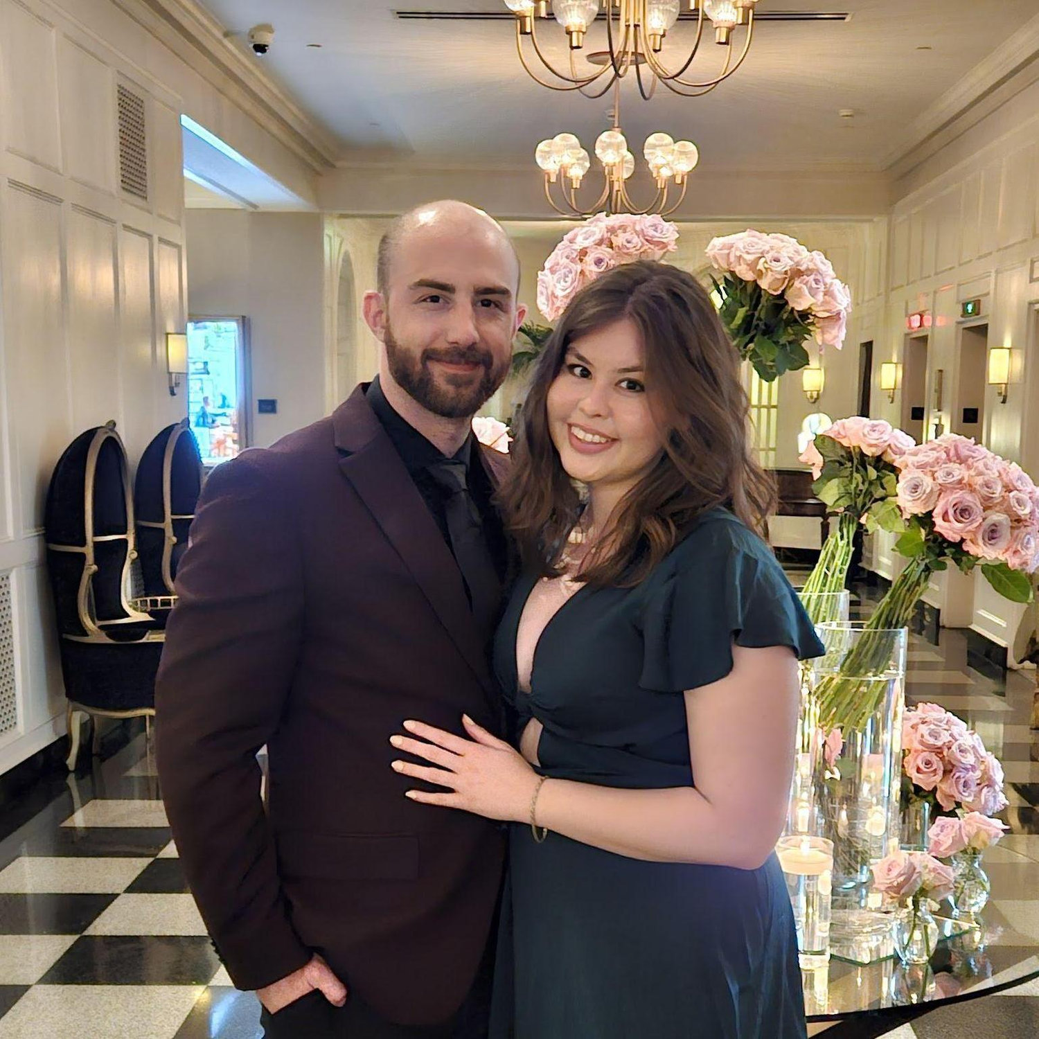 the couple's first visit to the Cavalier for Hannah Grace's birthday