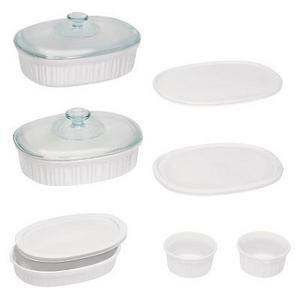 CorningWare 10pc Bake Set White