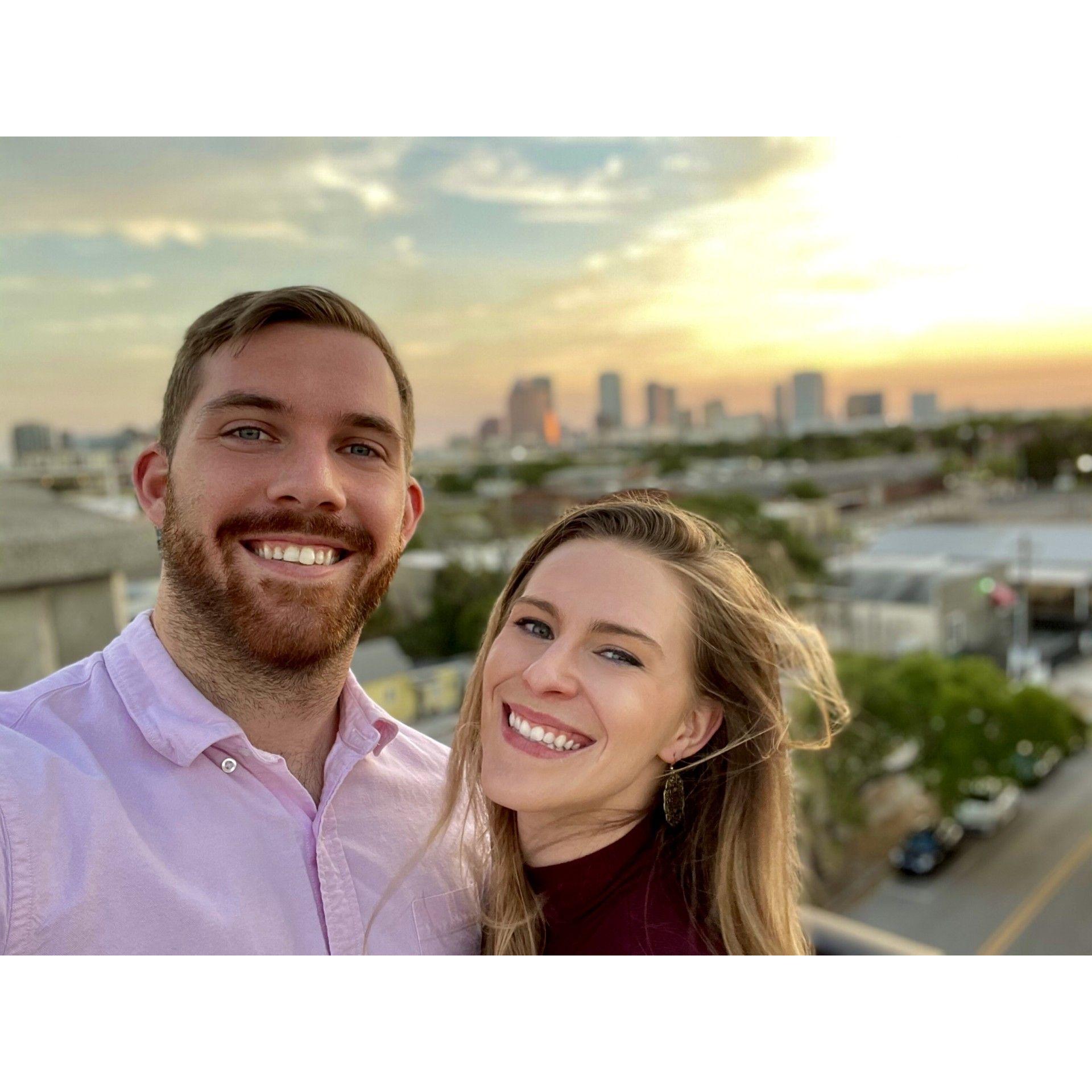 Our first trip to Tampa, where Christian would call "home" for two years prior to our move to Arlington