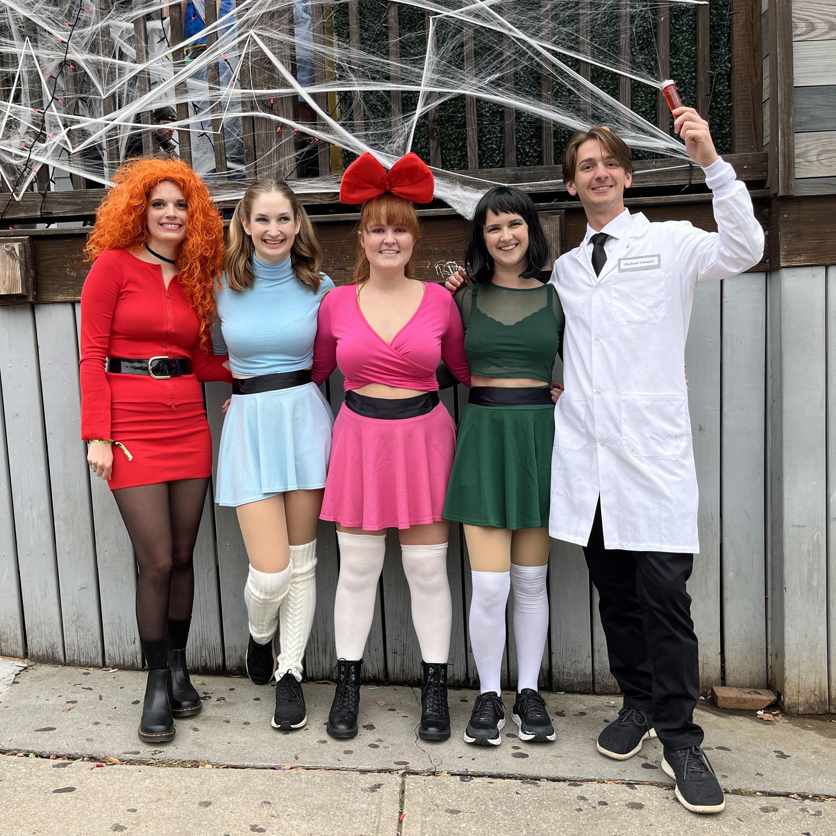 October 29, 2022 - Our actual Halloween costumes for that year, we were all characters from the PowerPuff Girls.
