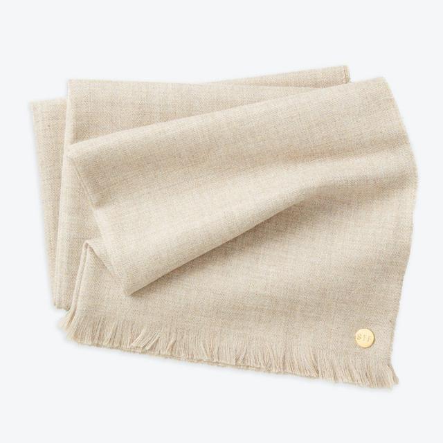Alpaca Throw Oatmeal
