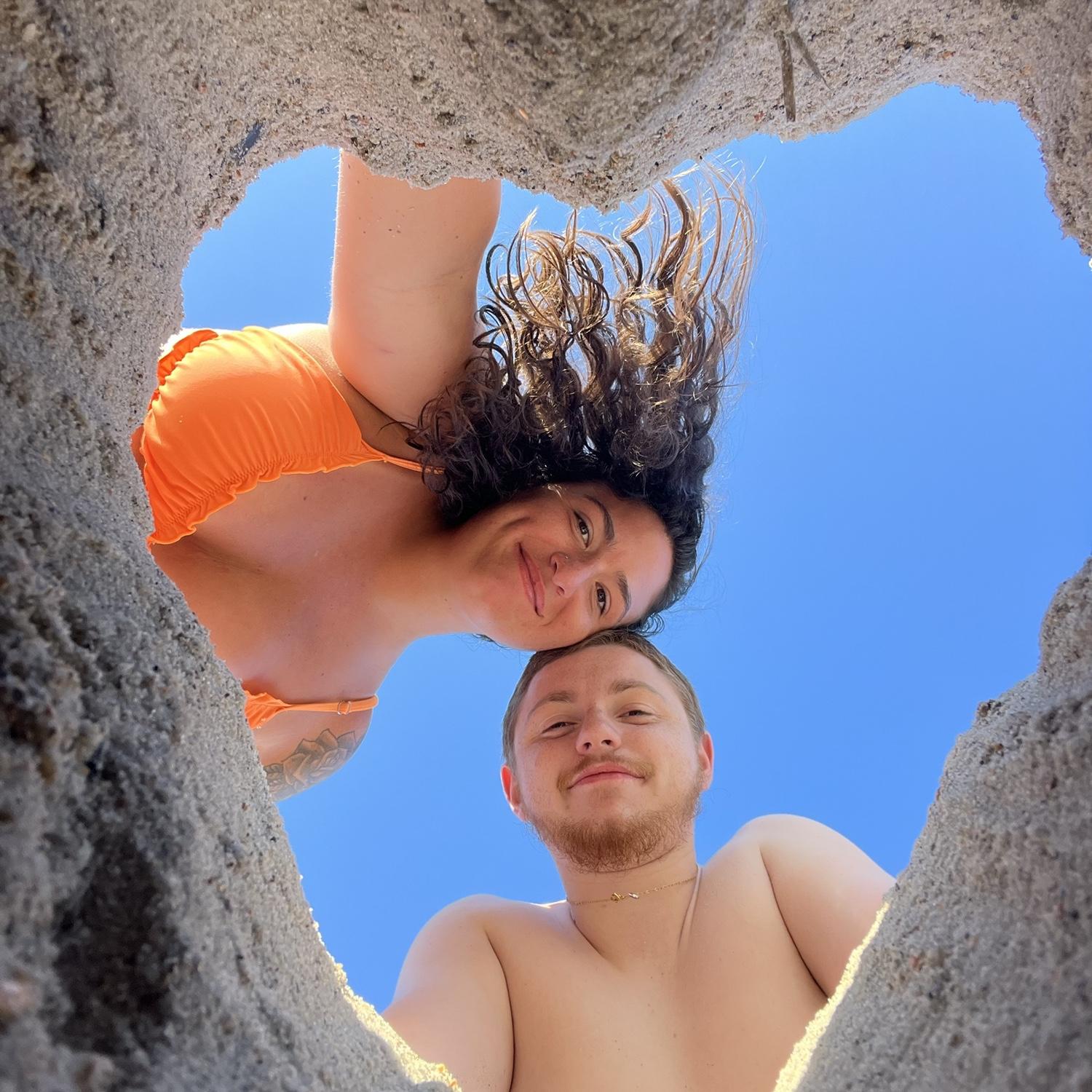 Beach day! Fun fact Jerod dug this hole for over an hour!