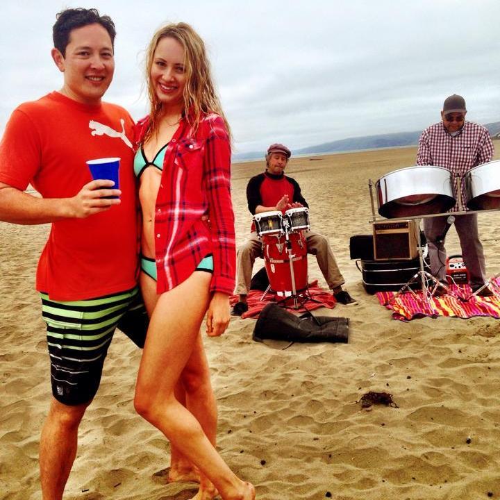 Michael & Ashley's first Polar Bear Plunge as a couple