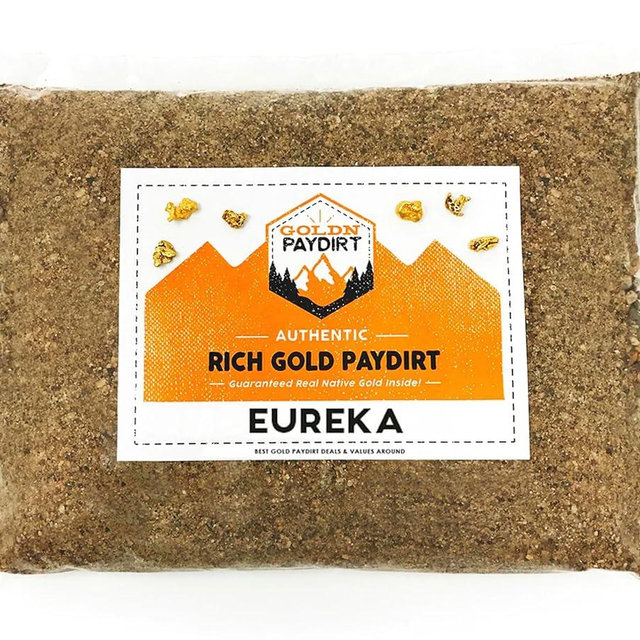 Goldn Gold Paydirt Eureka Panning Pay Dirt Bag – Gold Prospecting Concentrate