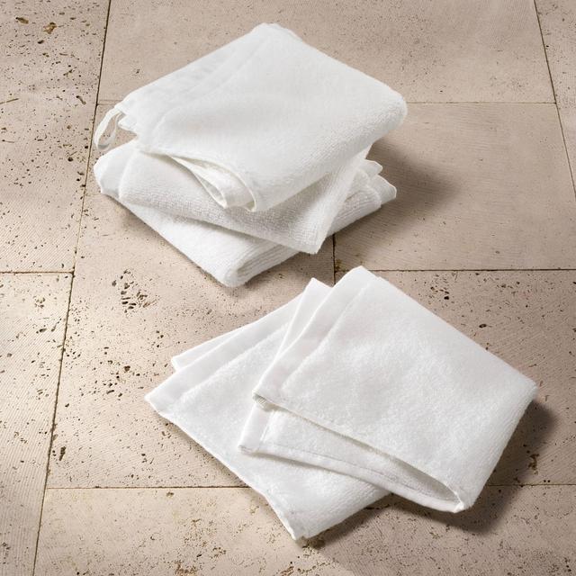 4pk Modal Washcloths White - Casaluna™