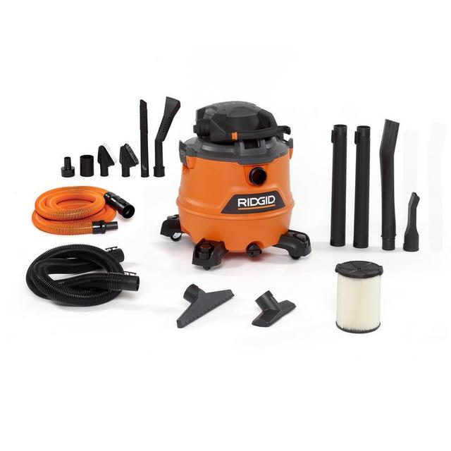 16 Gal. 6.5-Peak HP NXT Wet/Dry Shop Vacuum with Detachable Blower, Filter, Hose, Accessories and Car Cleaning Kit