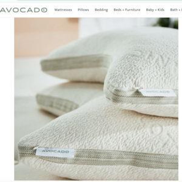 Avocado Green Pillow 2 Pack- side sleeper