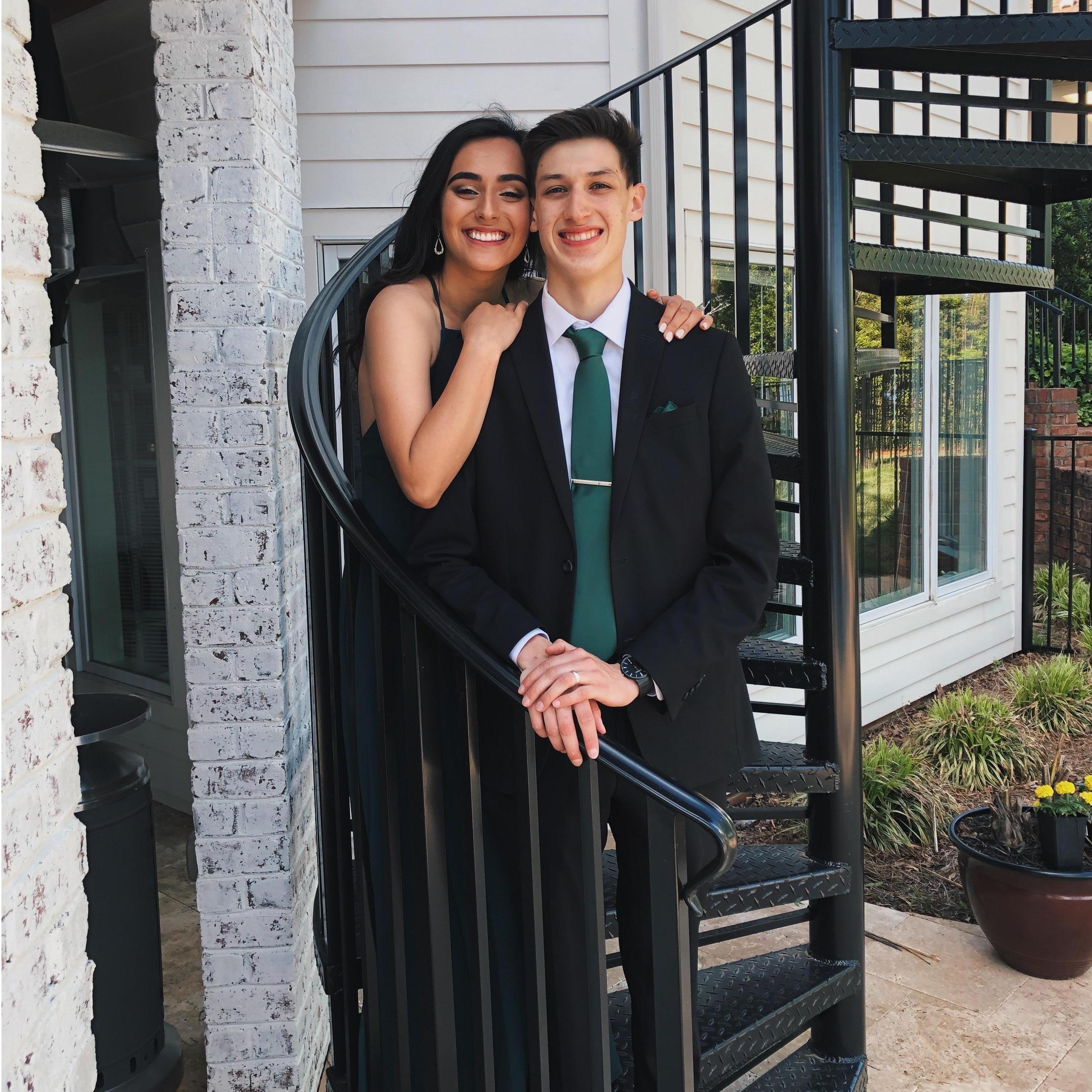 Senior prom! April, 2019