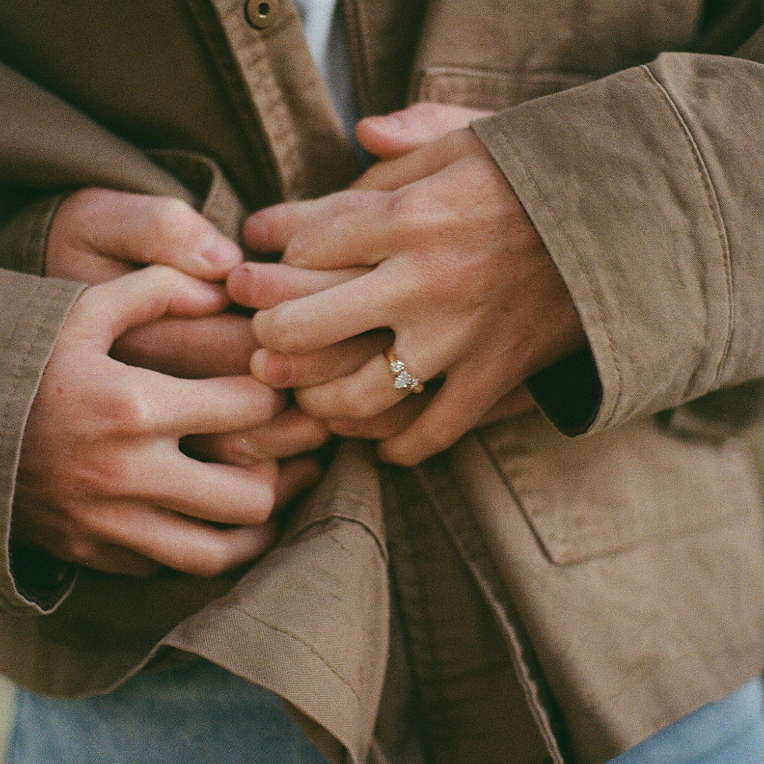 Emma's ring is her moms wedding band and her grandmothers diamond