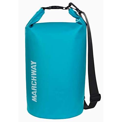 MARCHWAY Floating Waterproof Dry Bag 5L/10L/20L/30L/40L, Roll Top Sack Keeps Gear Dry for Kayaking, Rafting, Boating, Swimming, Camping, Hiking, Beach, Fishing