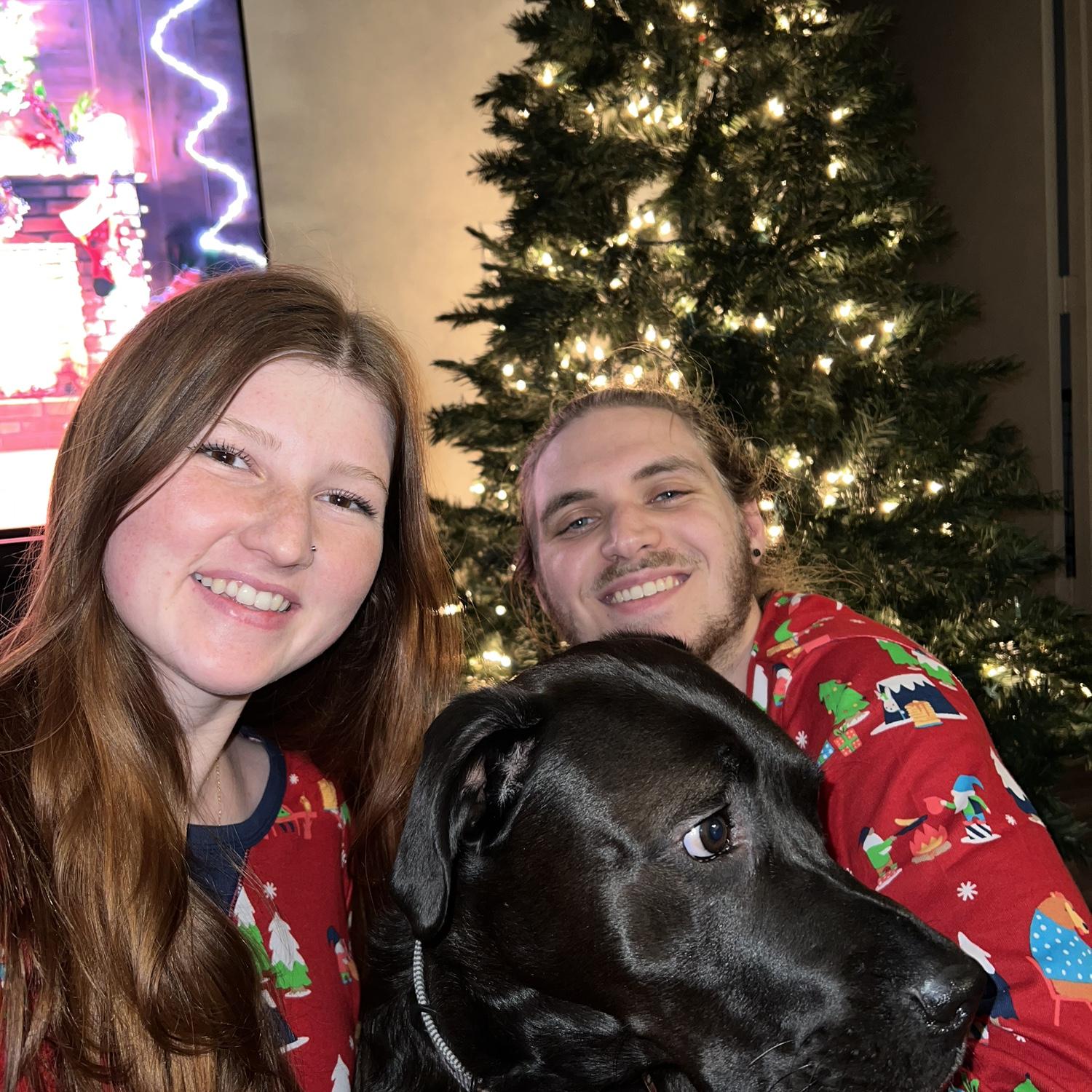 Always in matching Christmas pjs, November 2023 (we celebrate the holidays early)