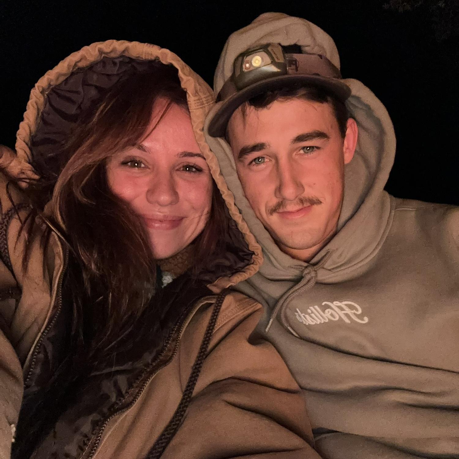 One of our many camping trips!