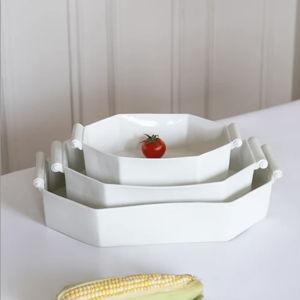 Octagonal baking dish, large