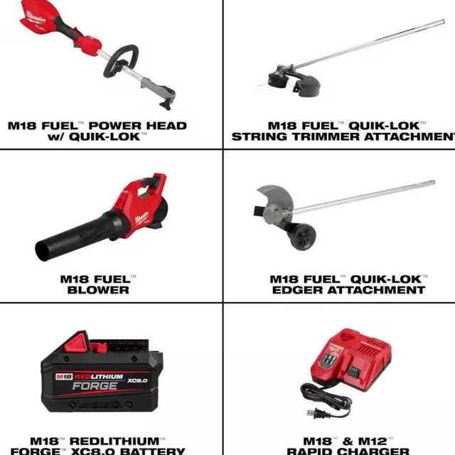 milwaukee weed eater/ edger / blower