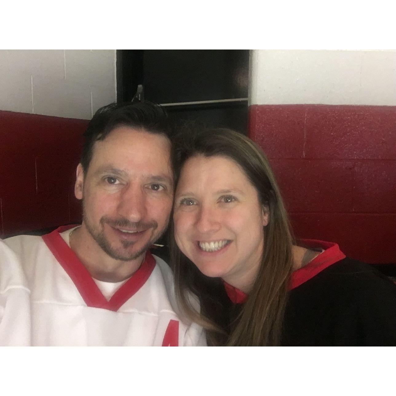 Row 26 upper bowl....yep, that's the back wall of the JLA, the door behind us leads to the roof...lol!  nosebleeder seats for sure!
