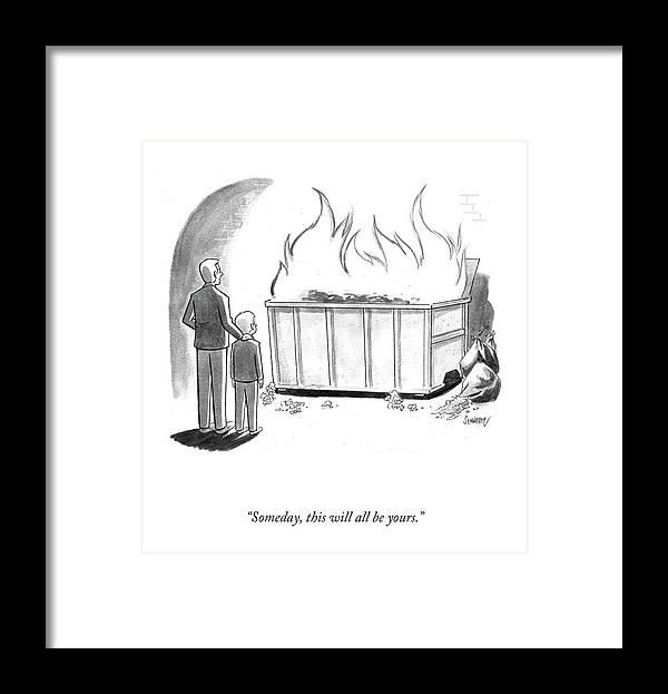 This Will All Be Yours Framed Print