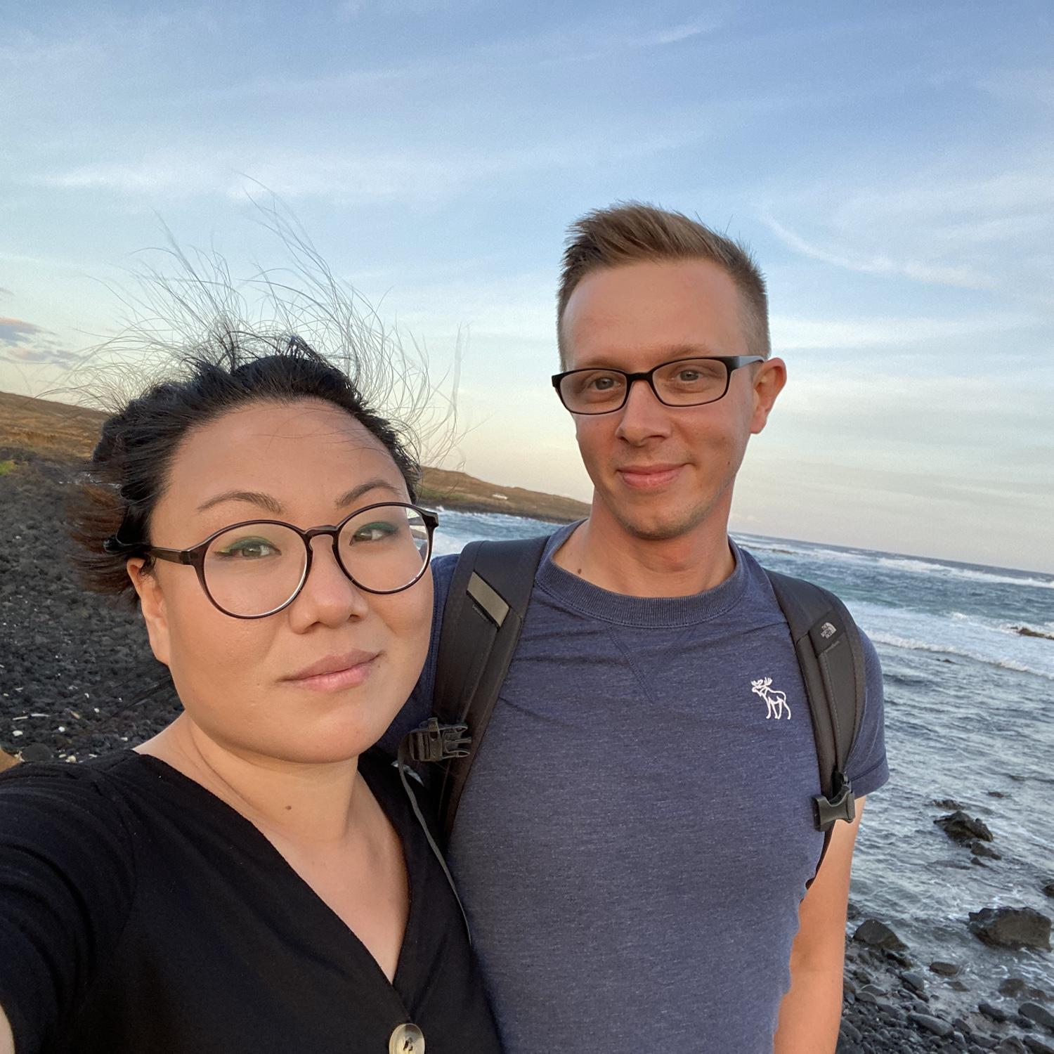 By the southern coast of the Big Island, Hawaii. November 2021.