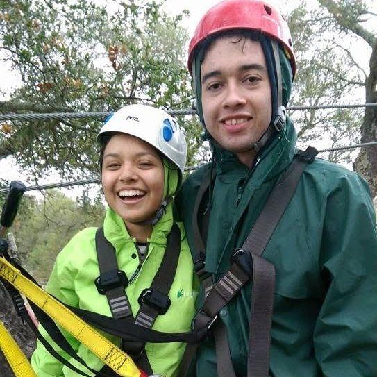 2016: SHPE officer retreat zip lining