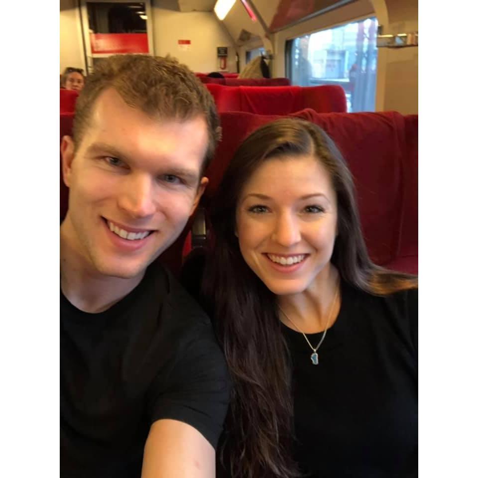On our way to Paris, back when Izzy had no idea what was in store for her!