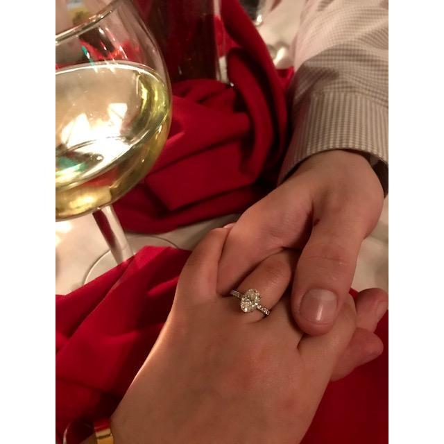 December 29, 2018- At the Tavern, where Kevin proposed during dinner