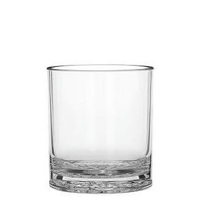 Happy Hour Acrylic Double Old Fashioned, Set of 4 - Clear