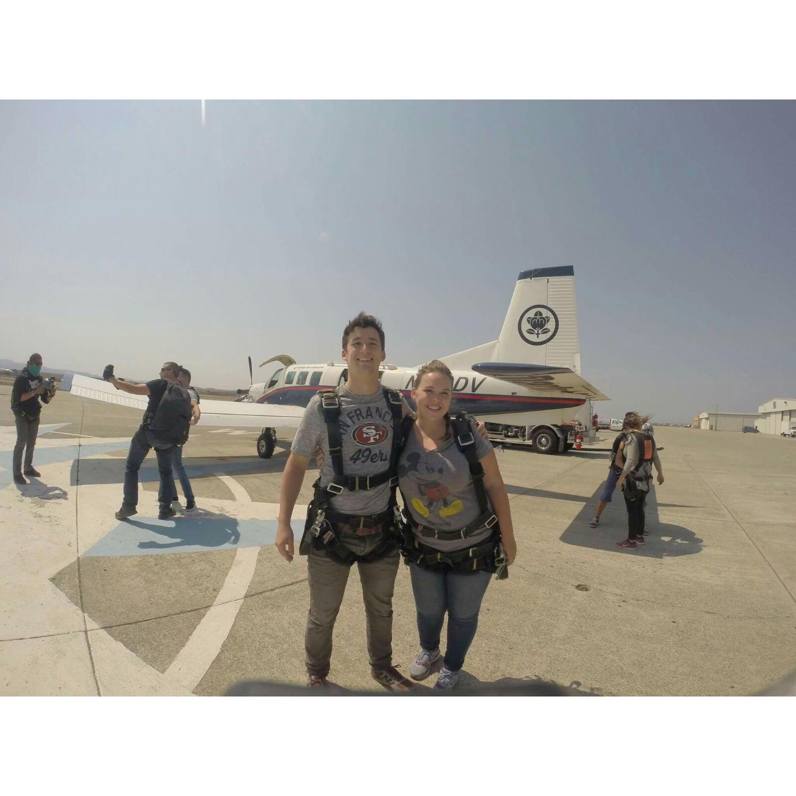 That time we jumped out of a plane