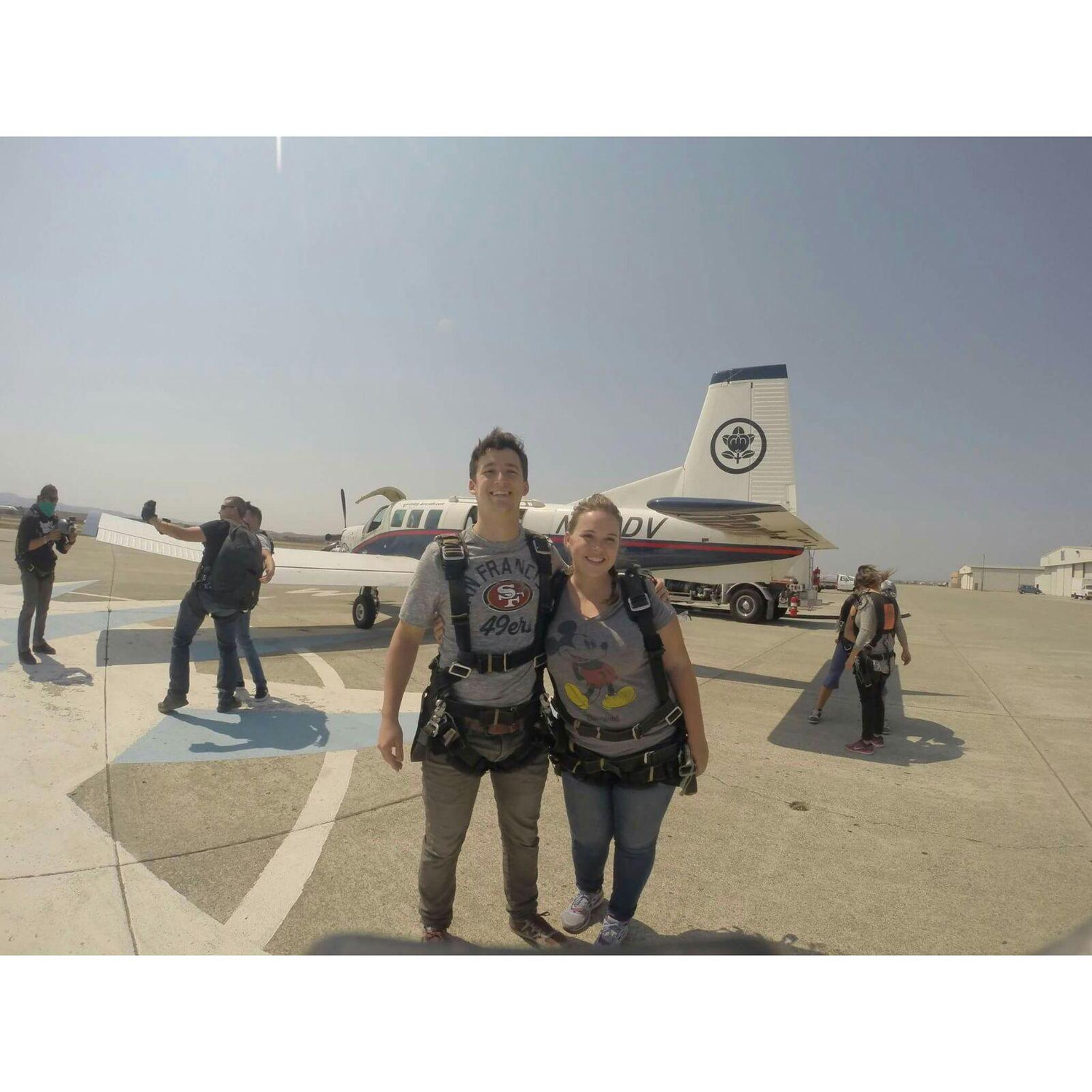 That time we jumped out of a plane