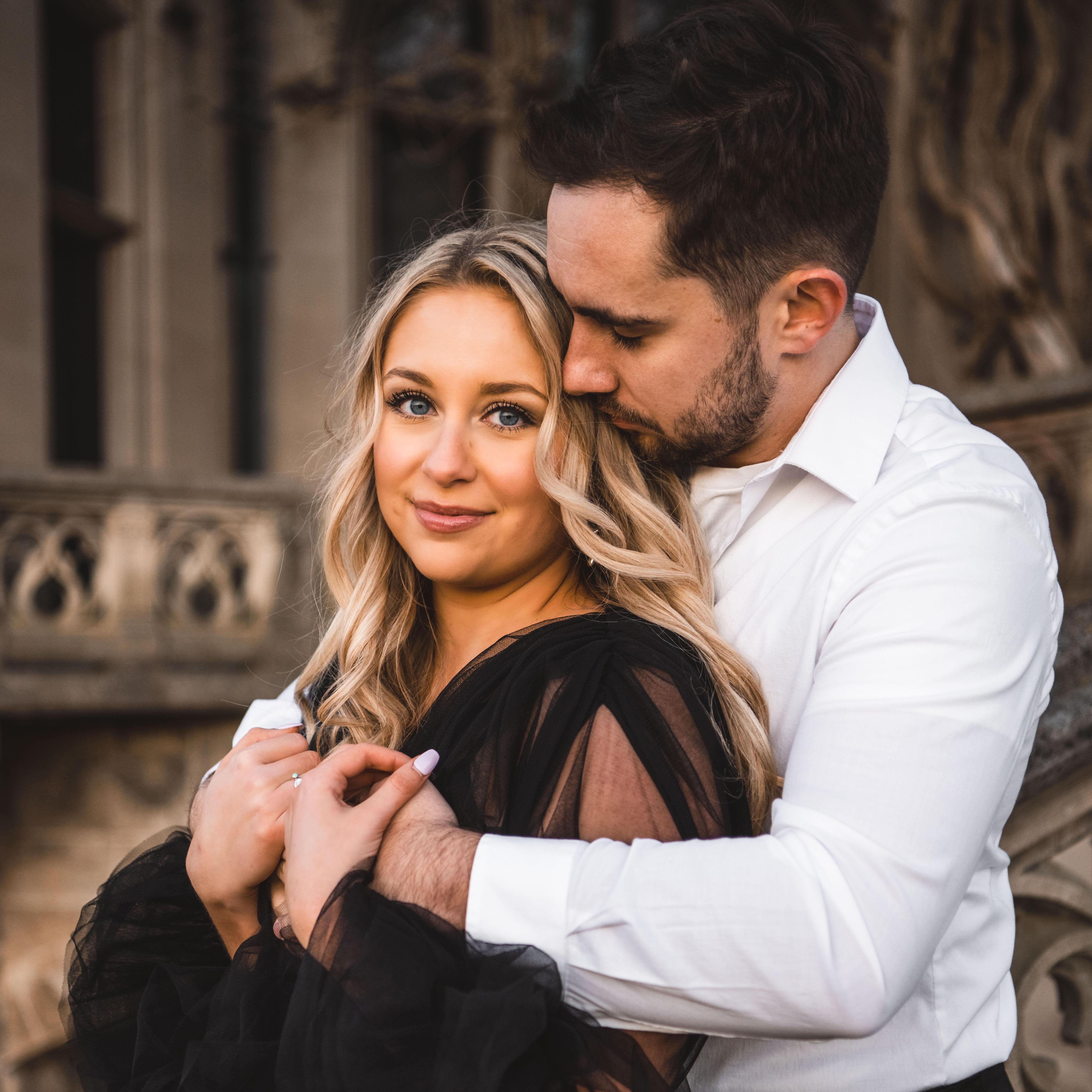 Photoshoot at the Biltmore 1 year after our first date