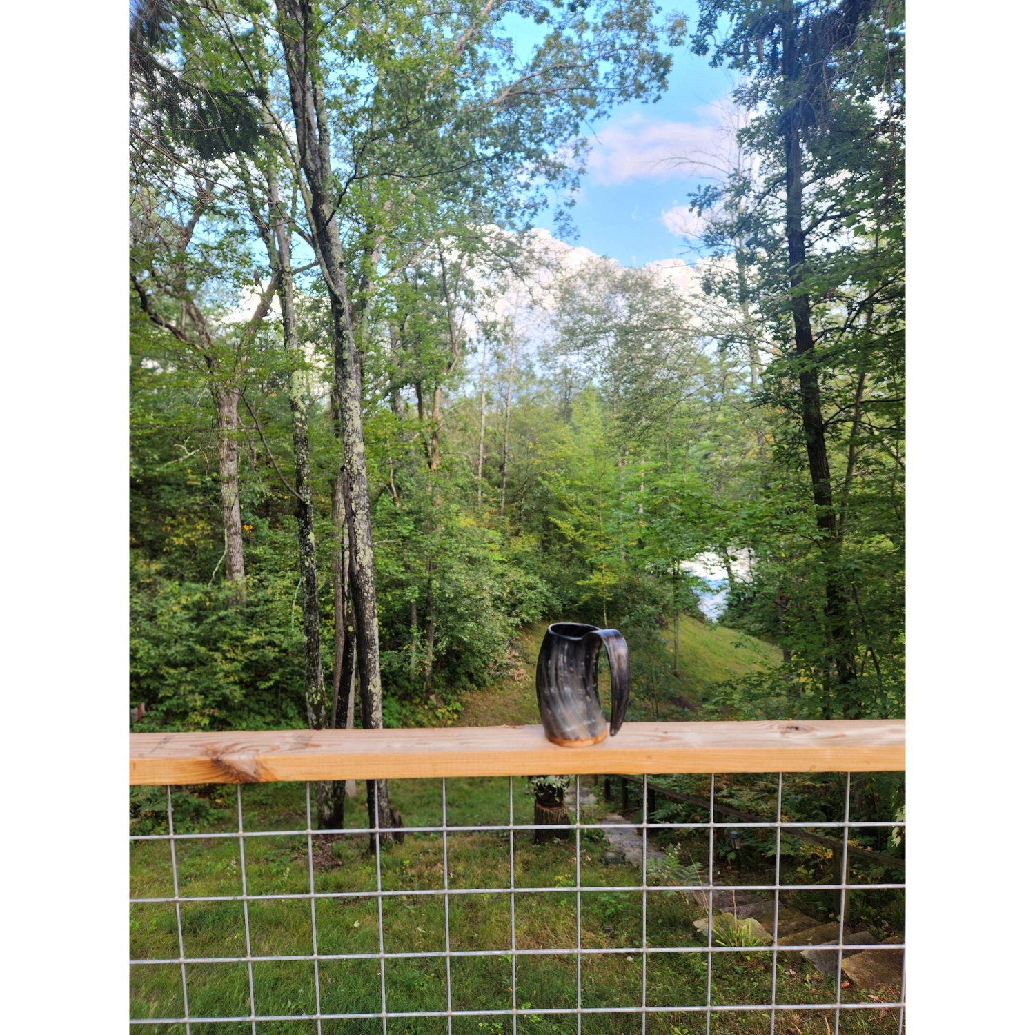 At the cabin