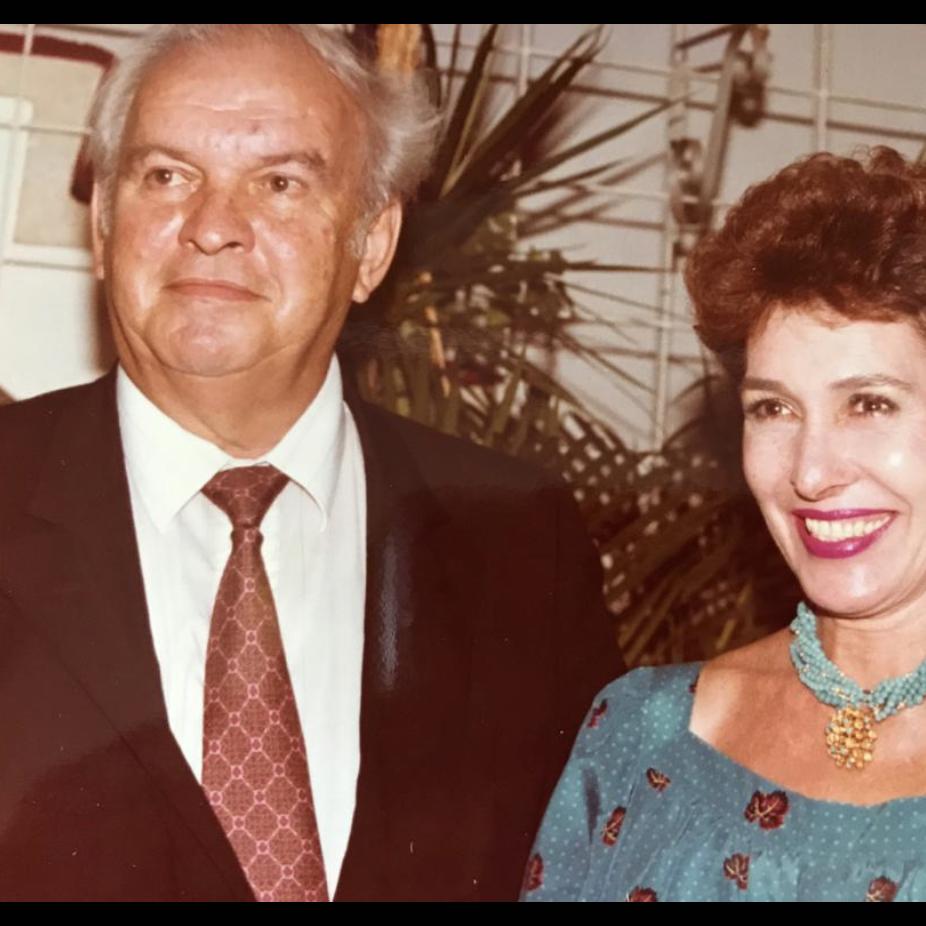 Bride's paternal grandparents Juan Francisco Otaola and Magaly Barnola de Otaola