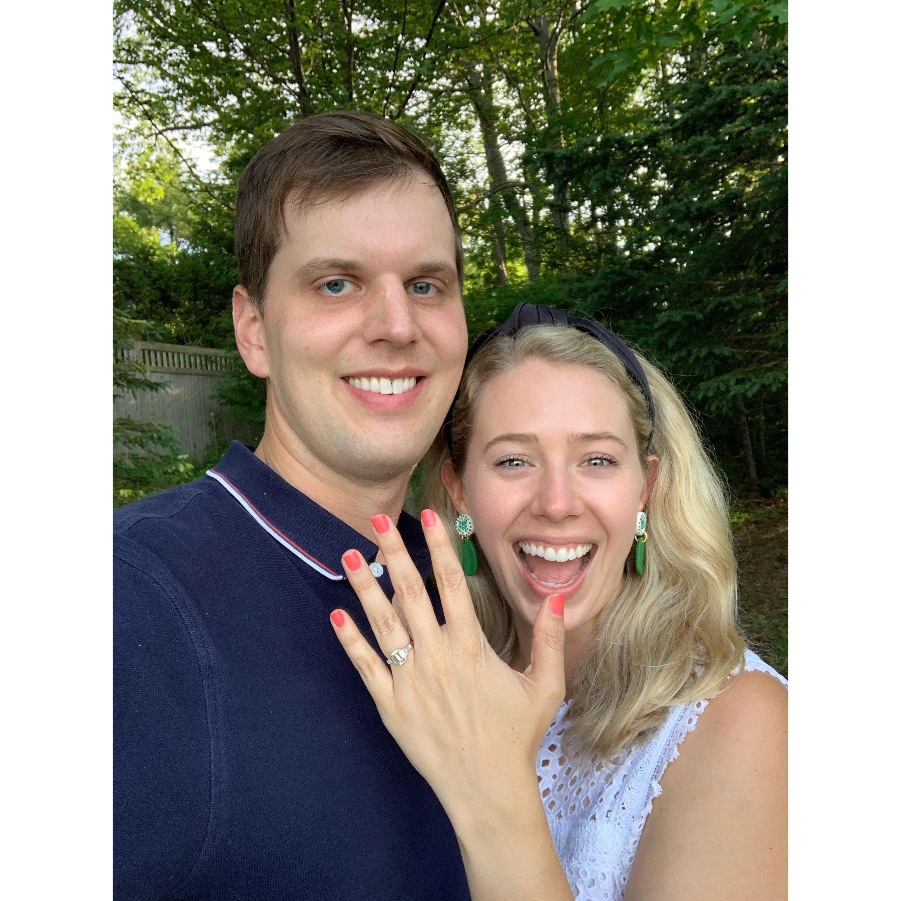 Engaged in Camden, Maine 07.09.2020