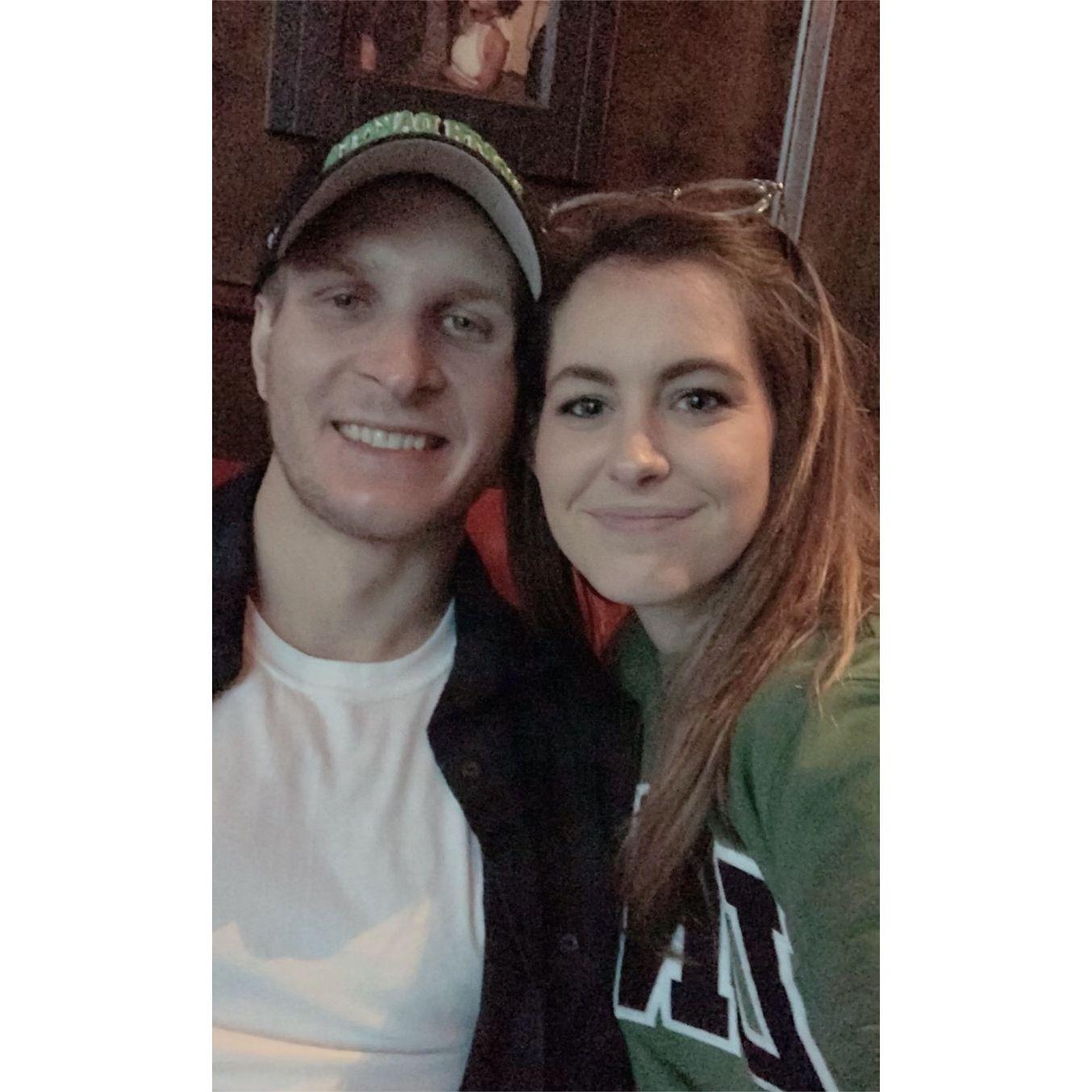 Going to see Jake's alma mater, UND, playing hockey in Nashville