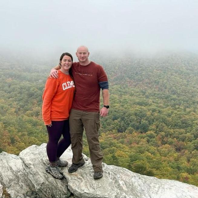 First time hiking together (WAY overdue) -- Hanging Rock State Park, NC 2021