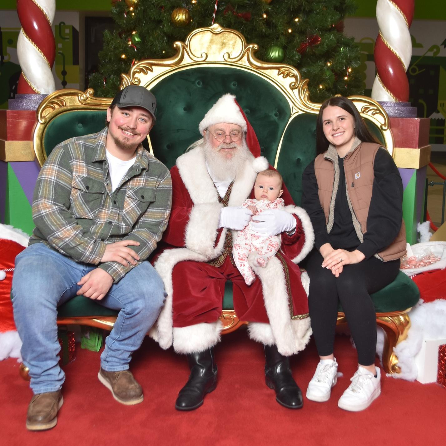Rowan’s first Santa photo!
