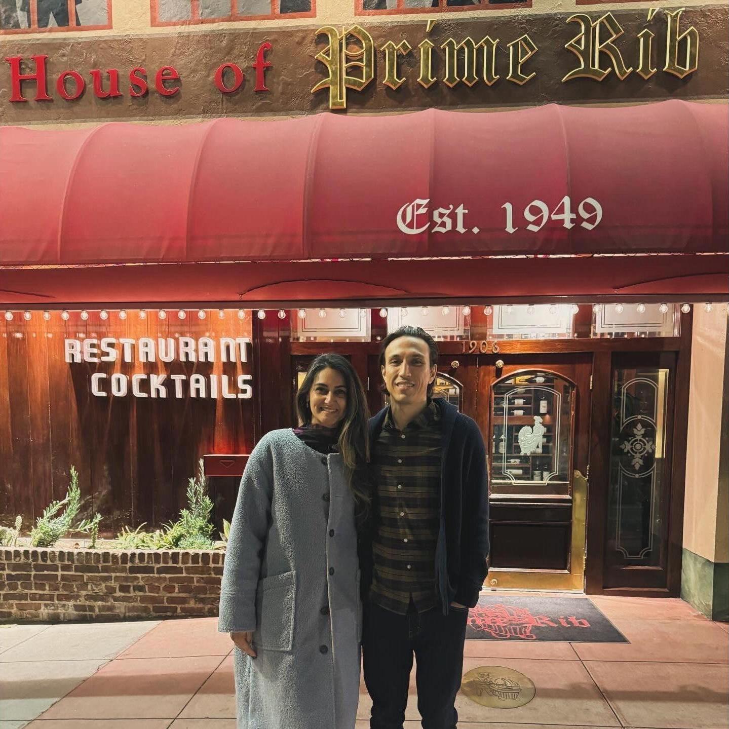 One of our fav restaurants, House of Prime Rib